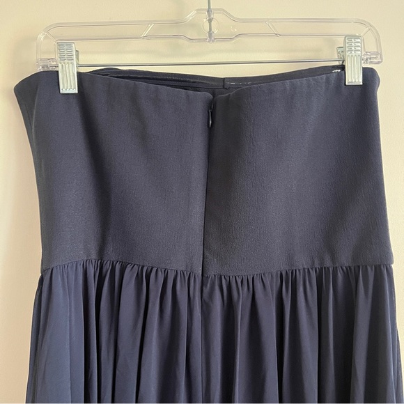 Dress The Population Ella Chiffon Maxi Strapless Dress Women’s Size Large NWT - Picture 6 of 10